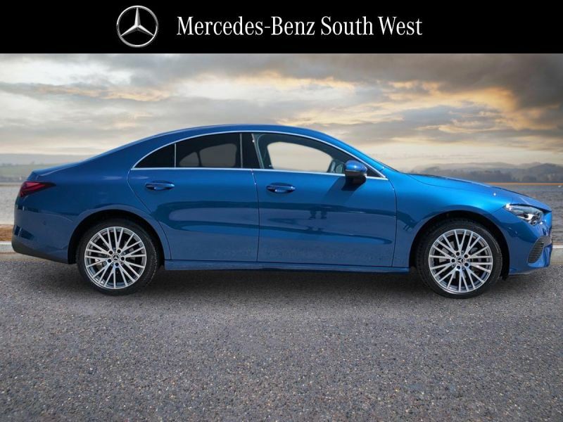 Mercedes-Benz CLA Class Saloon Blue #3