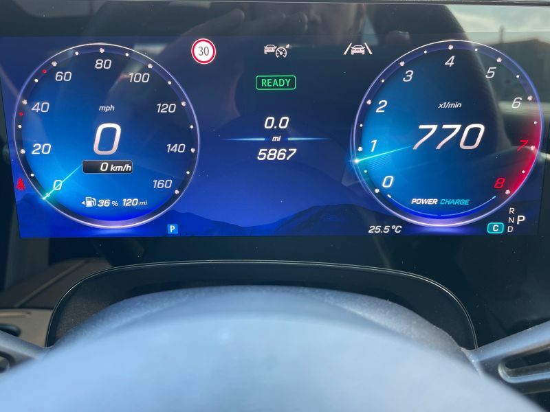 Mercedes-Benz CLA Class Saloon Blue #6