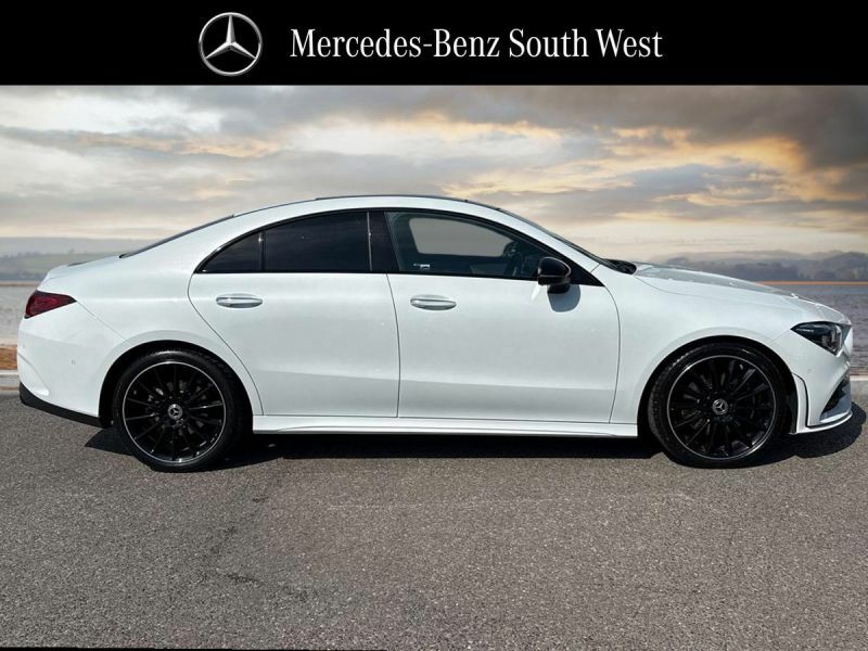 Mercedes-Benz CLA Class Saloon White #3
