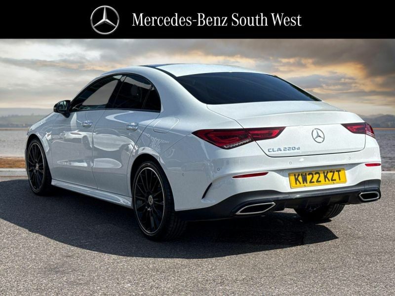 Mercedes-Benz CLA Class Saloon White #2