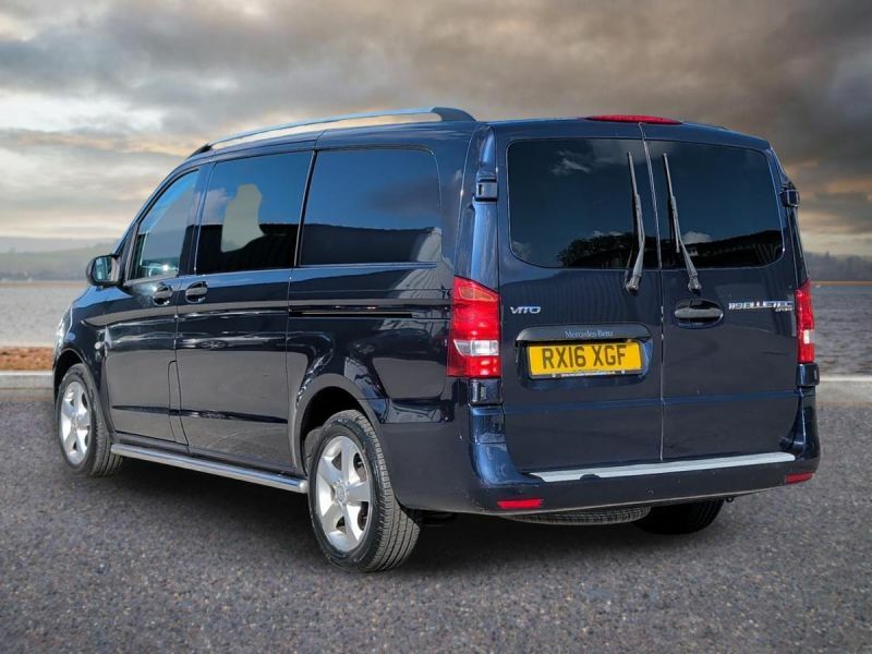 Mercedes-Benz Vito 2.1 119 Cdi Bluetec Sport Crew Van G-tronic Rwd L Blue #2