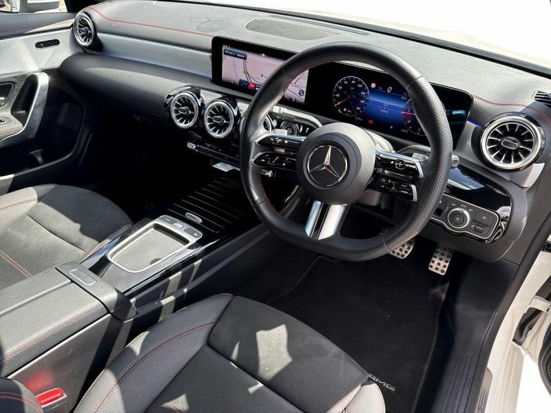Mercedes-Benz CLA Class Saloon White #5