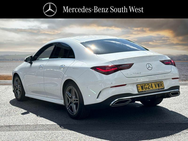 Mercedes-Benz CLA Class Saloon White #2