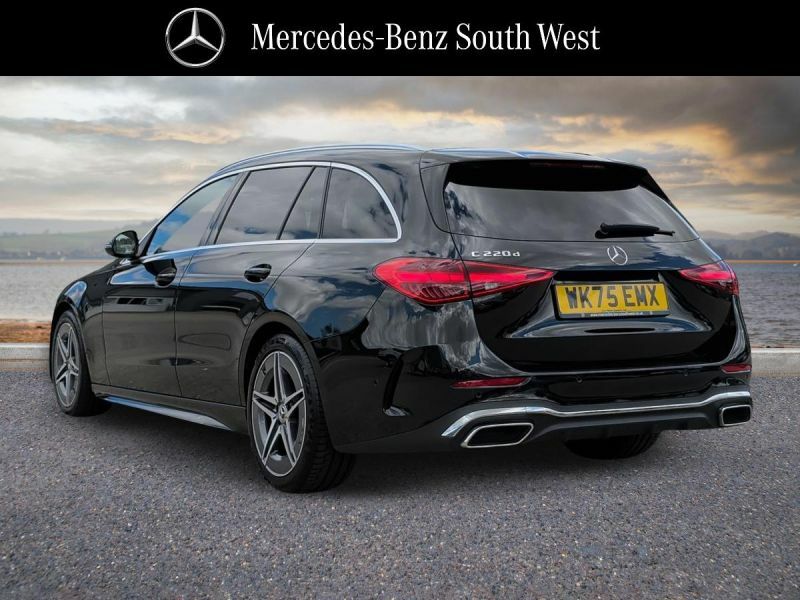 Mercedes-Benz C Class 2.0 C300h Mhev Amg Line Premium Estate Petro Red #2