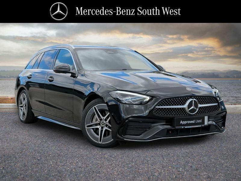 Mercedes-Benz C Class 2.0 C300h Mhev Amg Line Premium Estate Petro Red #1