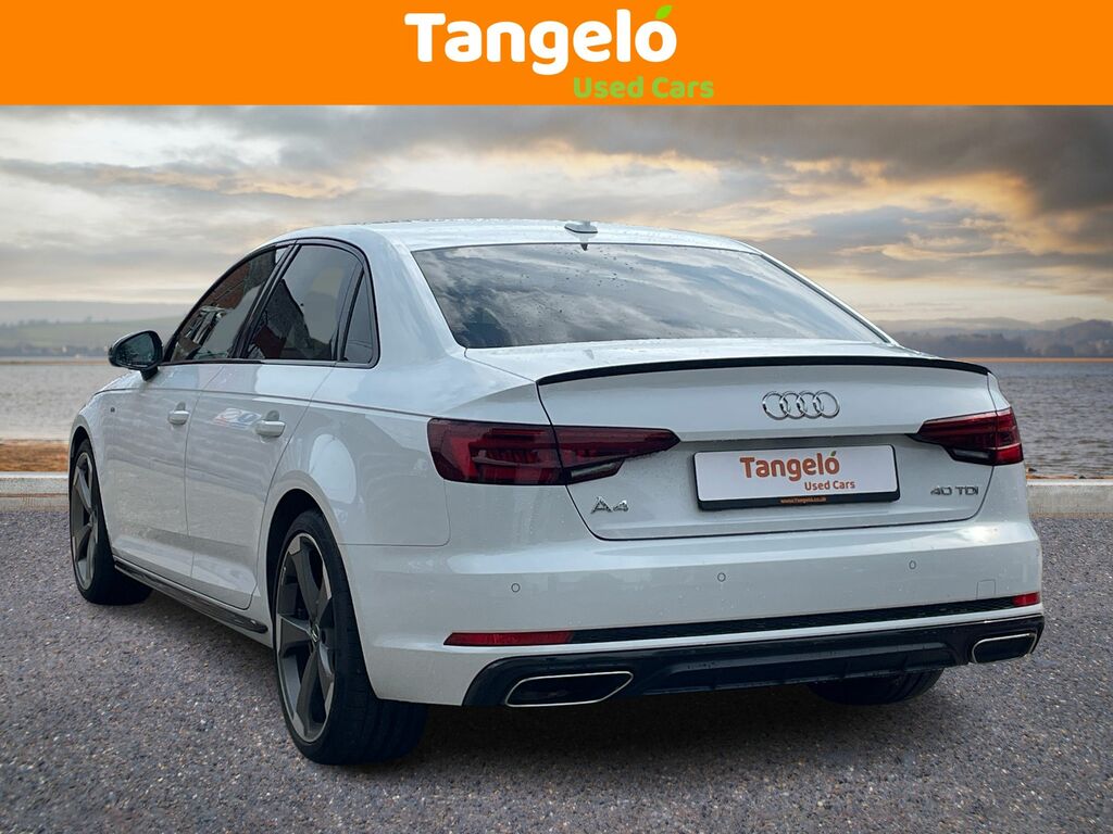 Audi A4 2.0 Tdi 40 Black Edition S Tronic Euro 6 S S White #2