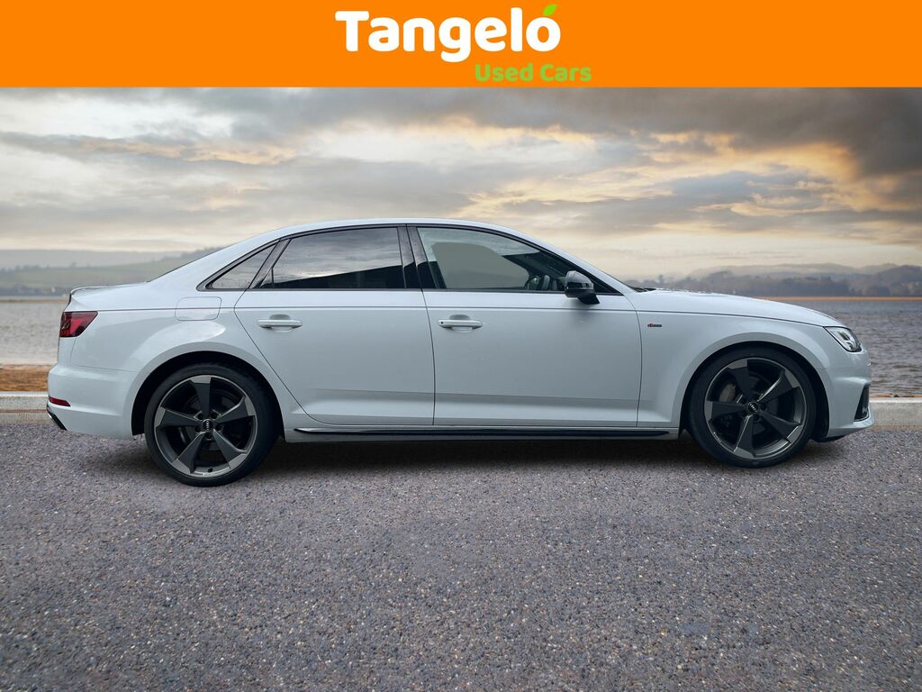 Audi A4 2.0 Tdi 40 Black Edition S Tronic Euro 6 S S White #3