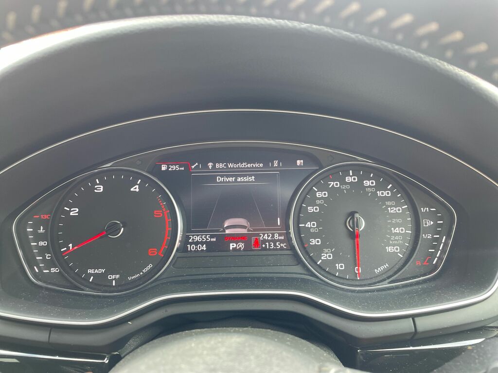 Audi A4 2.0 Tdi 40 Black Edition S Tronic Euro 6 S S White #6