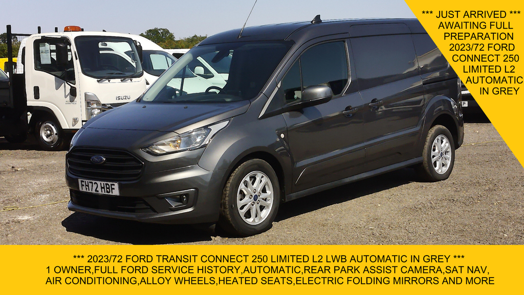 Ford Transit Connect 250 Limited L2 Lwb In Grey With Park Ass