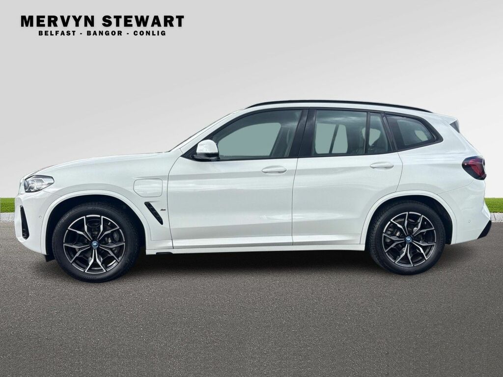 BMW X3 Xdrive30e M Sport White #5