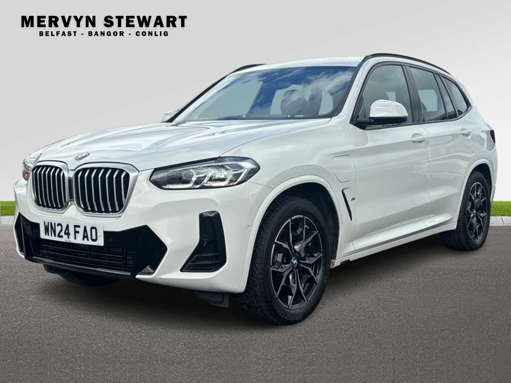 BMW X3 Xdrive30e M Sport White #4