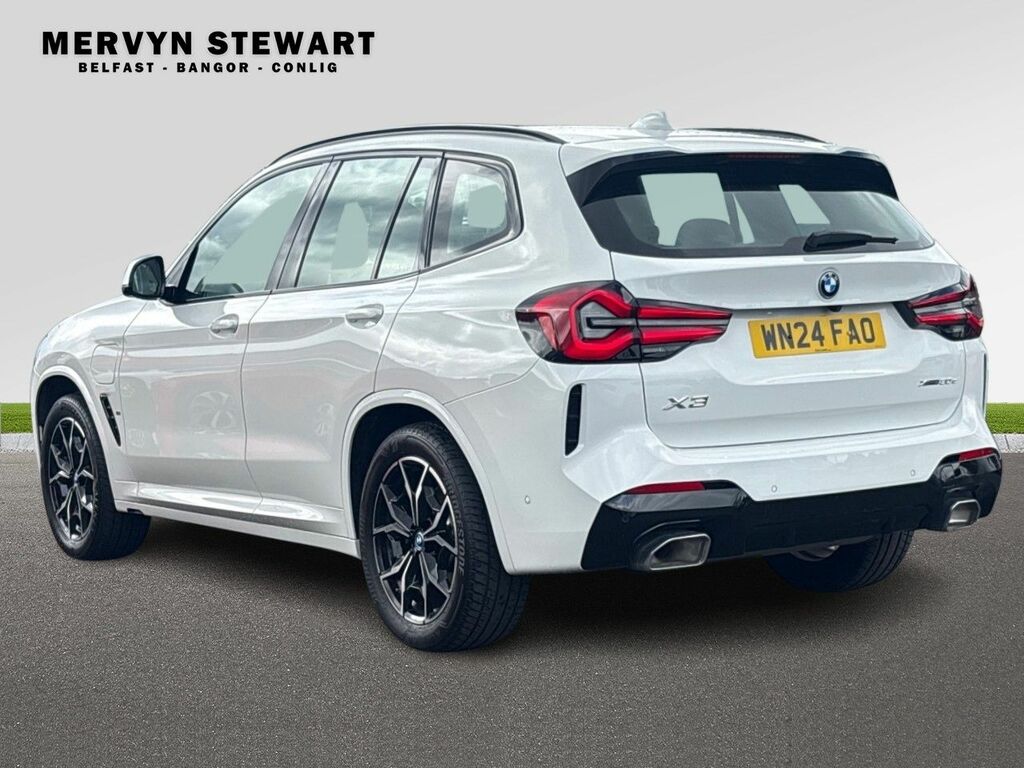 BMW X3 Xdrive30e M Sport White #6