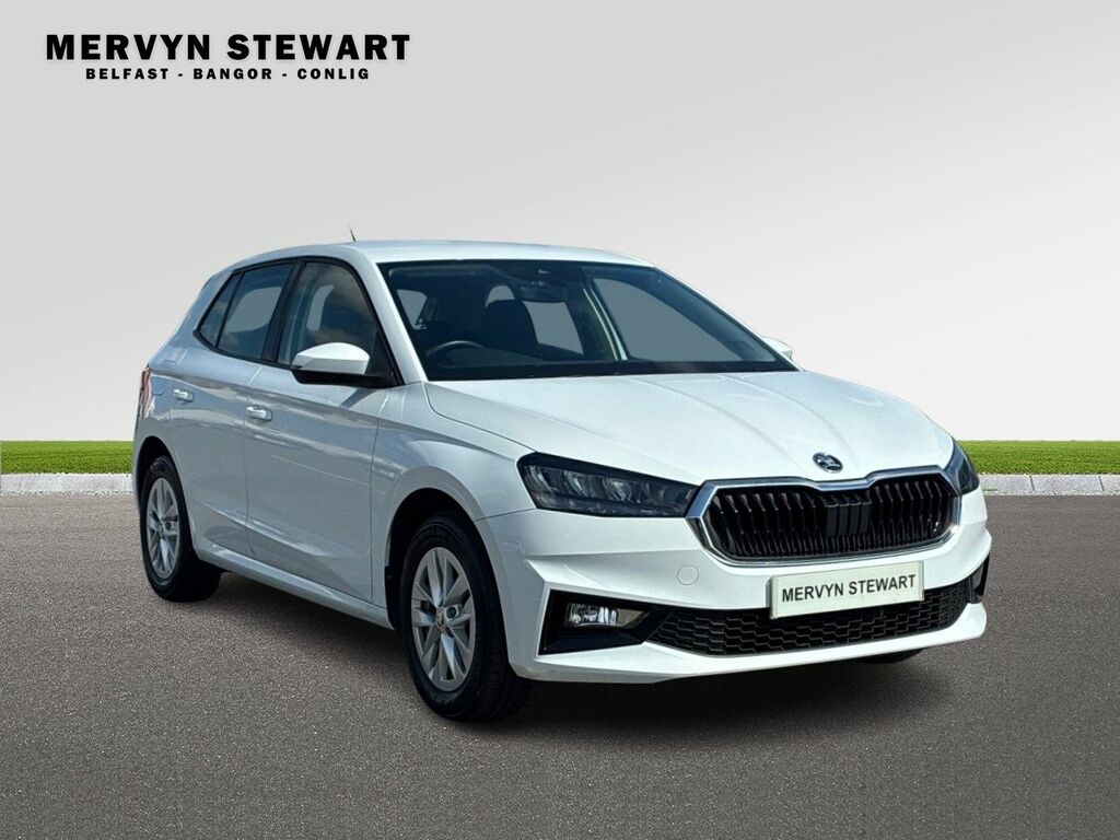 Skoda Fabia Se Comfort 1.0 Mpi 80 Ps 5G Man 2023 White