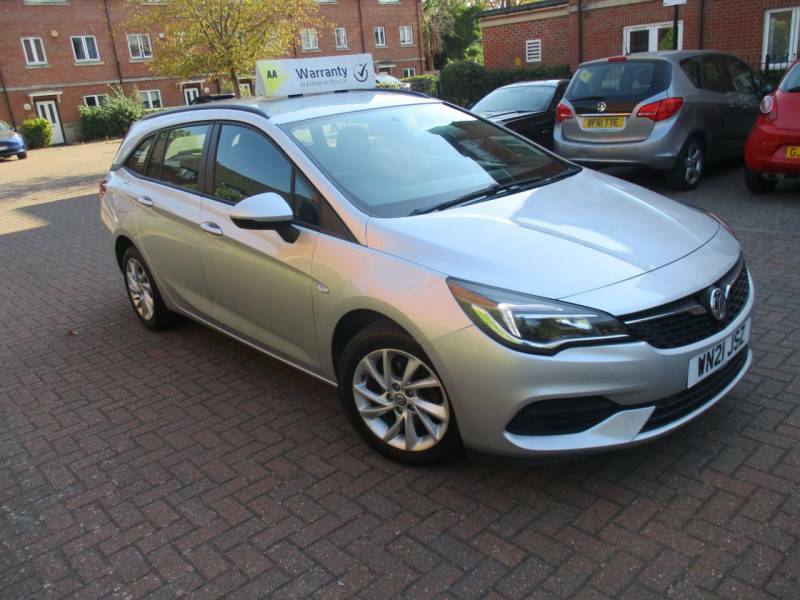 Vauxhall Astra 1.2 Turbo Se Fsh Alloys Bluetooth - 2021 21 WN21JSZ Silver #2