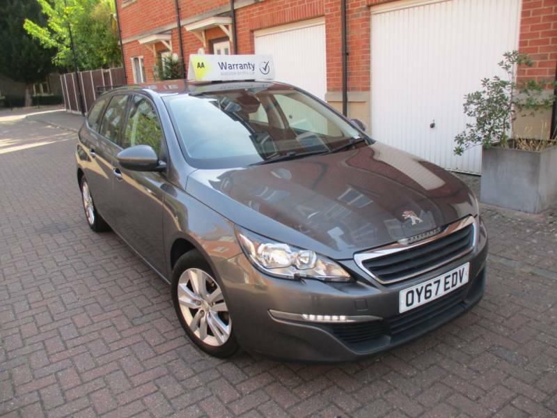 Peugeot 308 1.6 Bluehdi 100 Active Fpsh Satnav Bluetooth A Grey