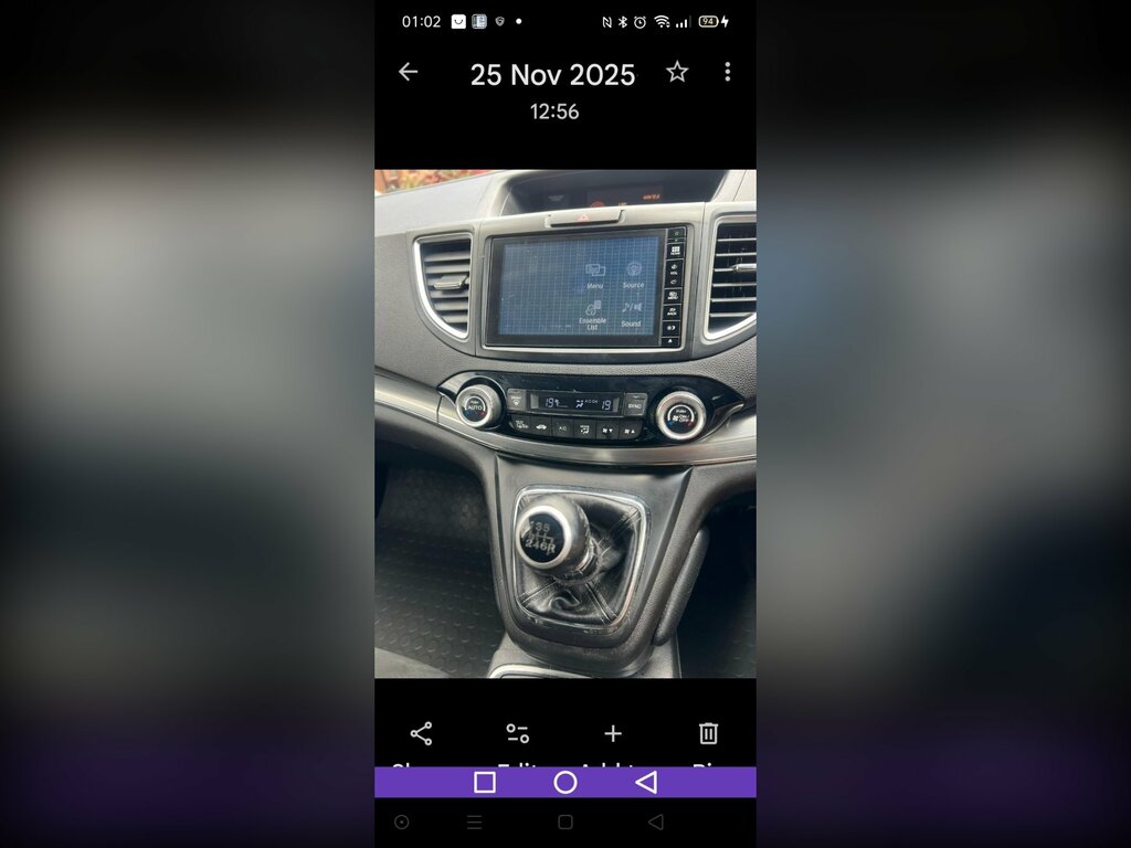 Honda Cr-V 1.6 I-dtec Sr Suv Euro 6 Ss Blue