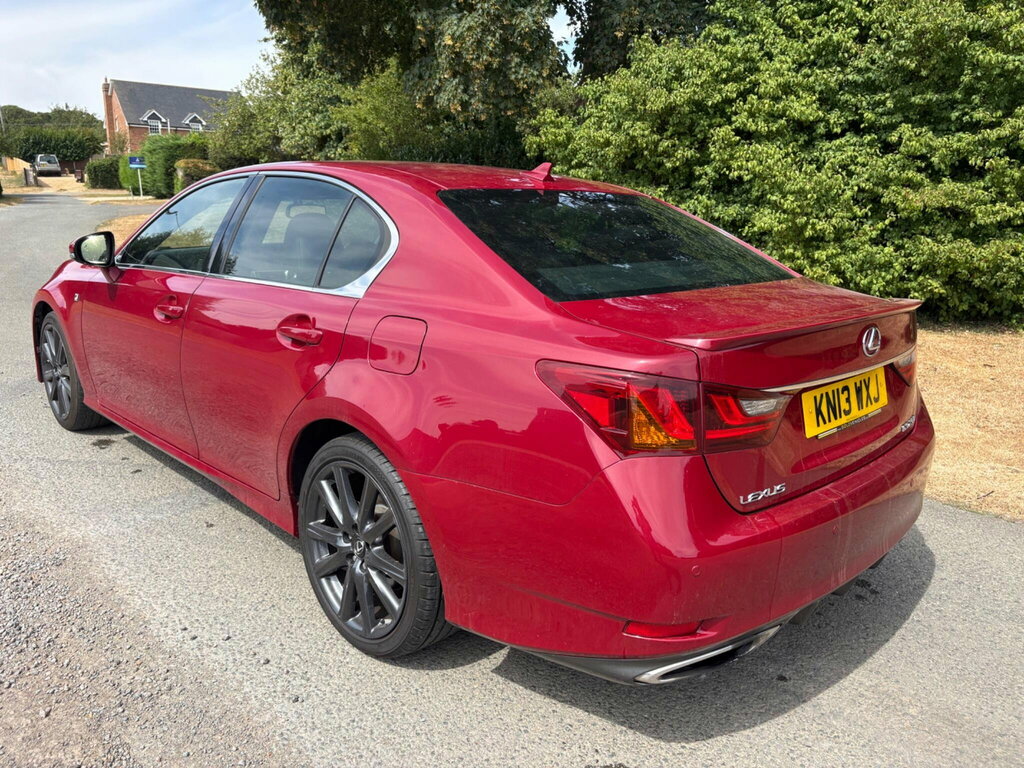 Lexus GS 2.5 250 V6 F Sport Euro 5 KN13WXJ Red #4