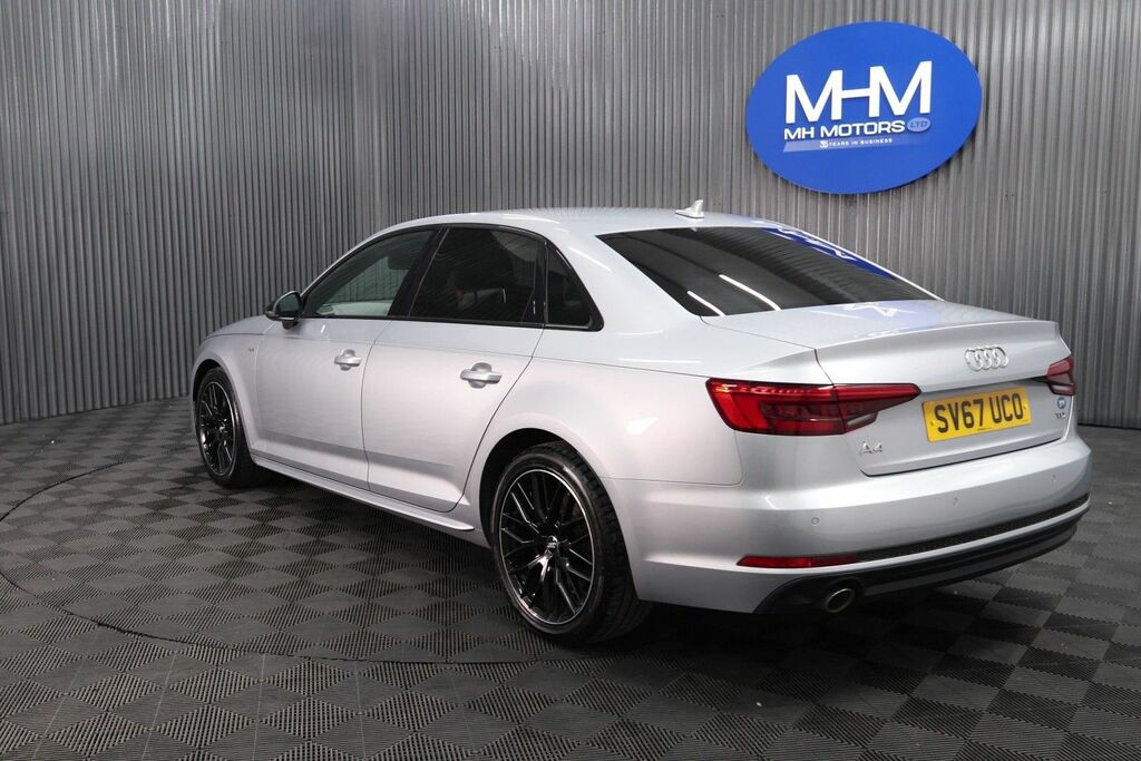 Audi A4 Tdi S Line Saloon SV67UCO Silver #5