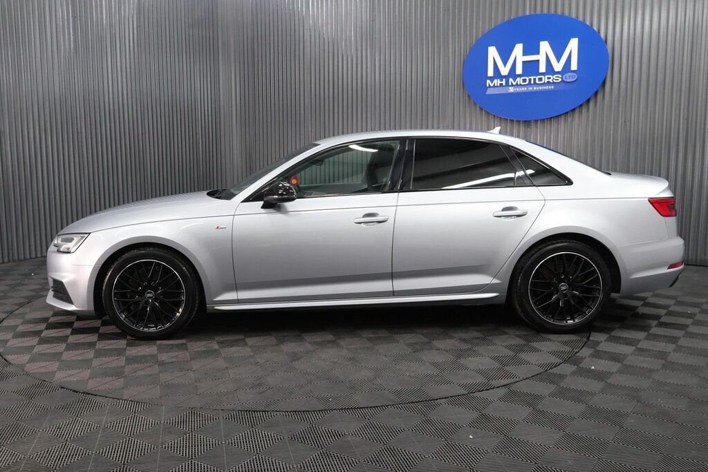 Audi A4 Tdi S Line Saloon SV67UCO Silver #4
