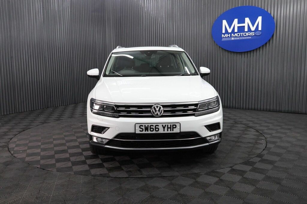 Volkswagen Tiguan Tdi Bluemotion Tech Sel White #2