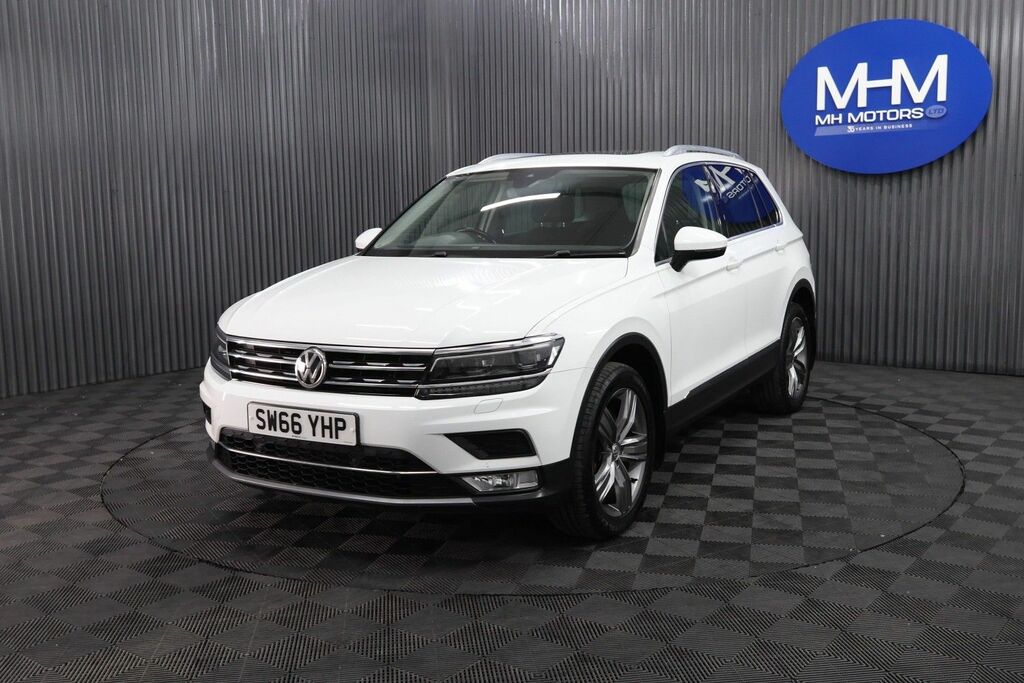 Volkswagen Tiguan Tdi Bluemotion Tech Sel White #3