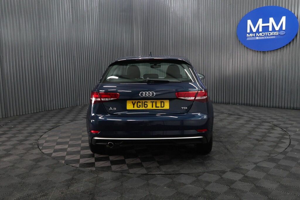 Audi A3 Tdi Sport Hatchback YG16TLD Blue #6