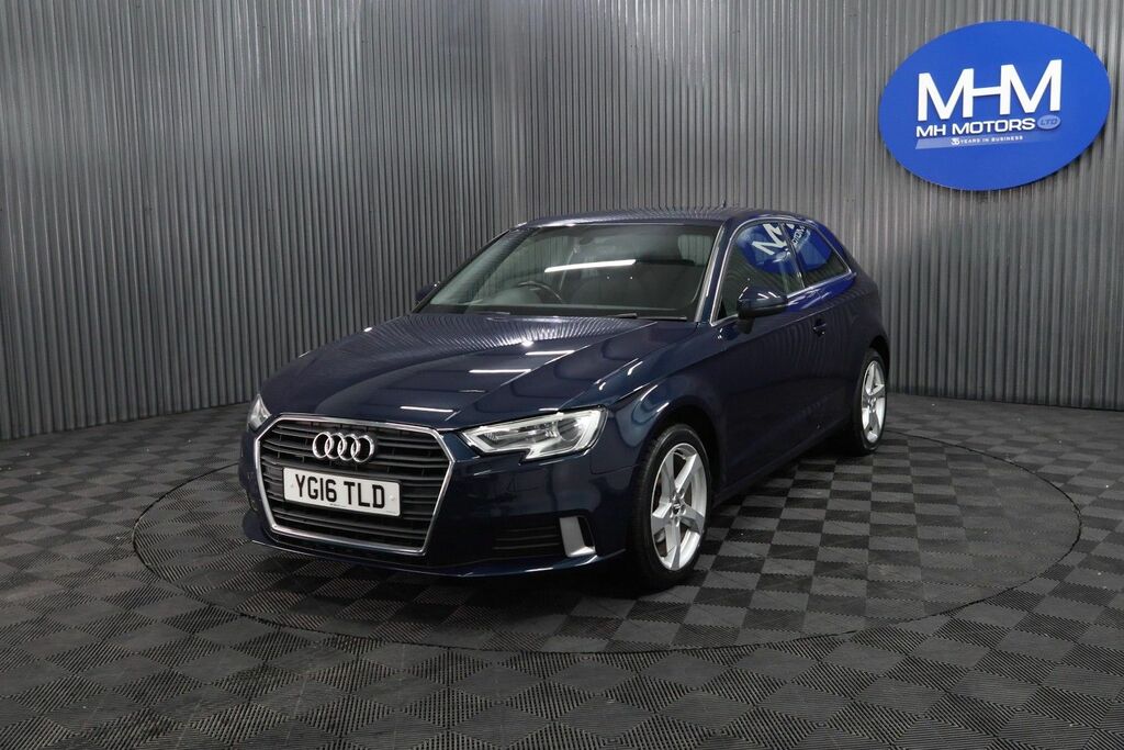 Audi A3 Tdi Sport Hatchback YG16TLD Blue #3