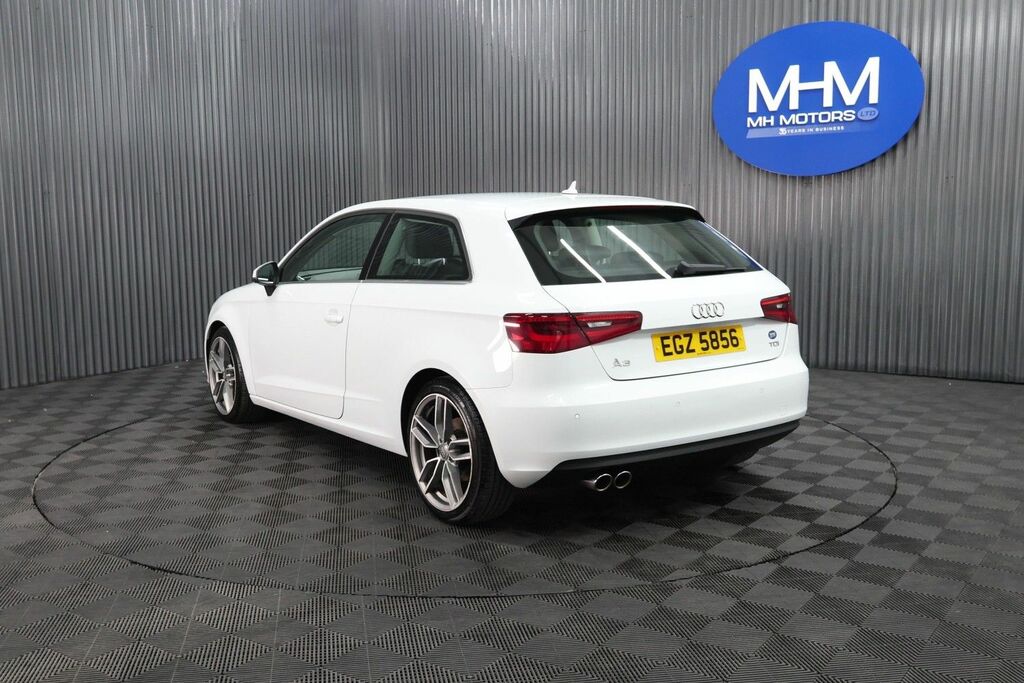 Audi A3 Tdi Sport Hatchback White #5