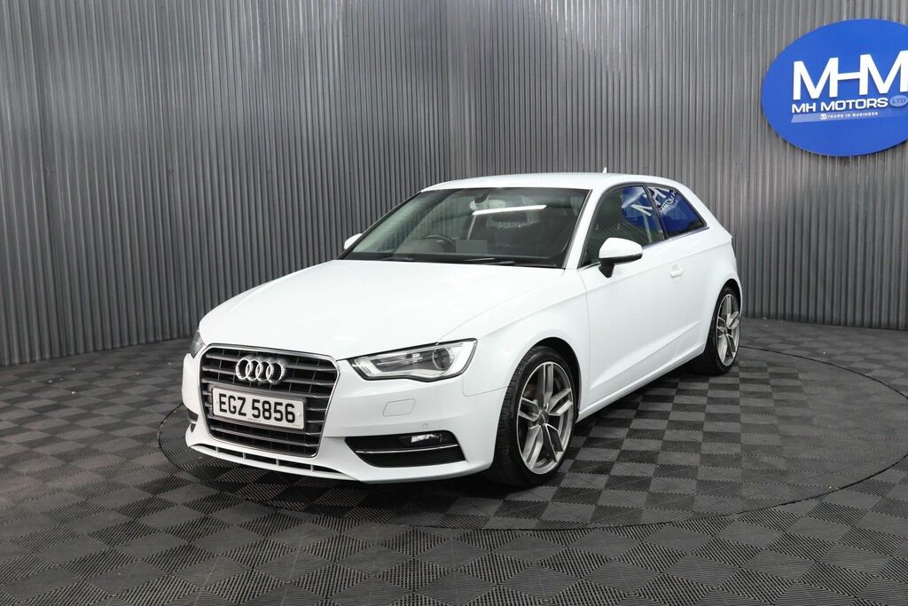 Audi A3 Tdi Sport Hatchback White #3