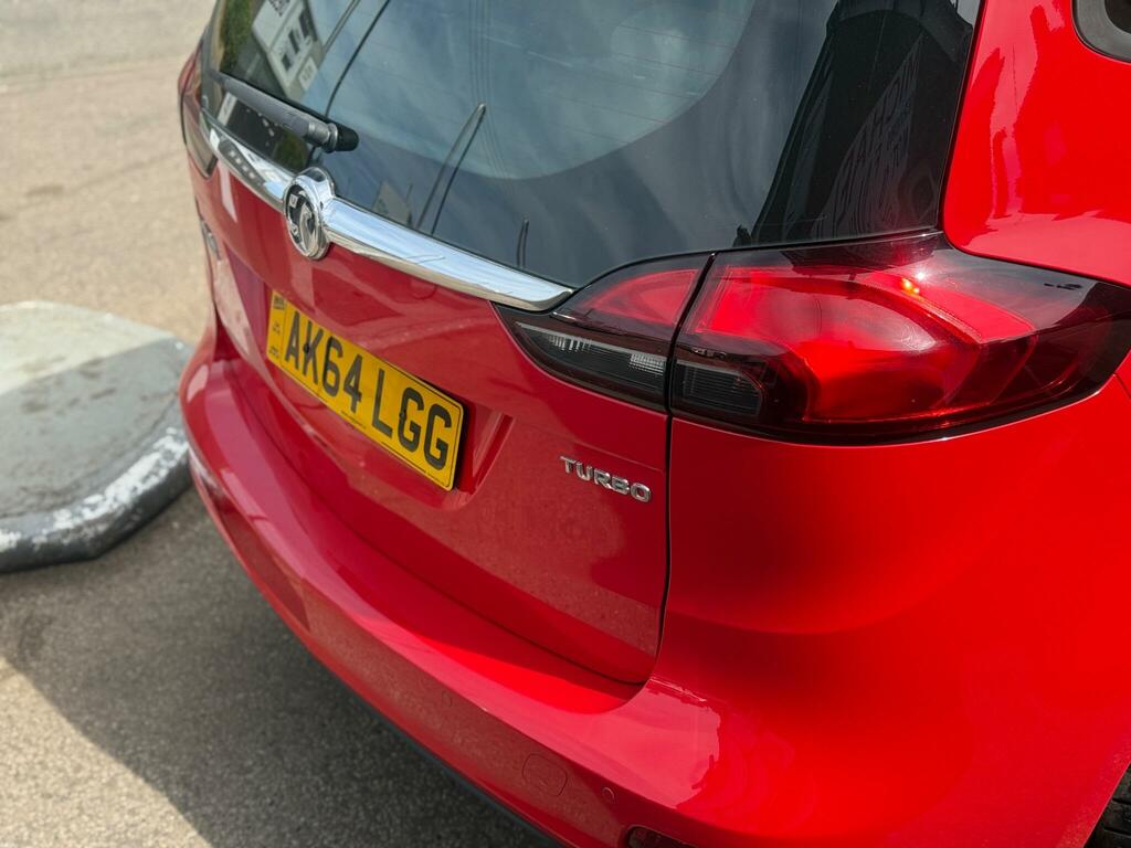 Vauxhall Zafira Tourer 1.4I Turbo Exclusiv Euro 6 Red #2