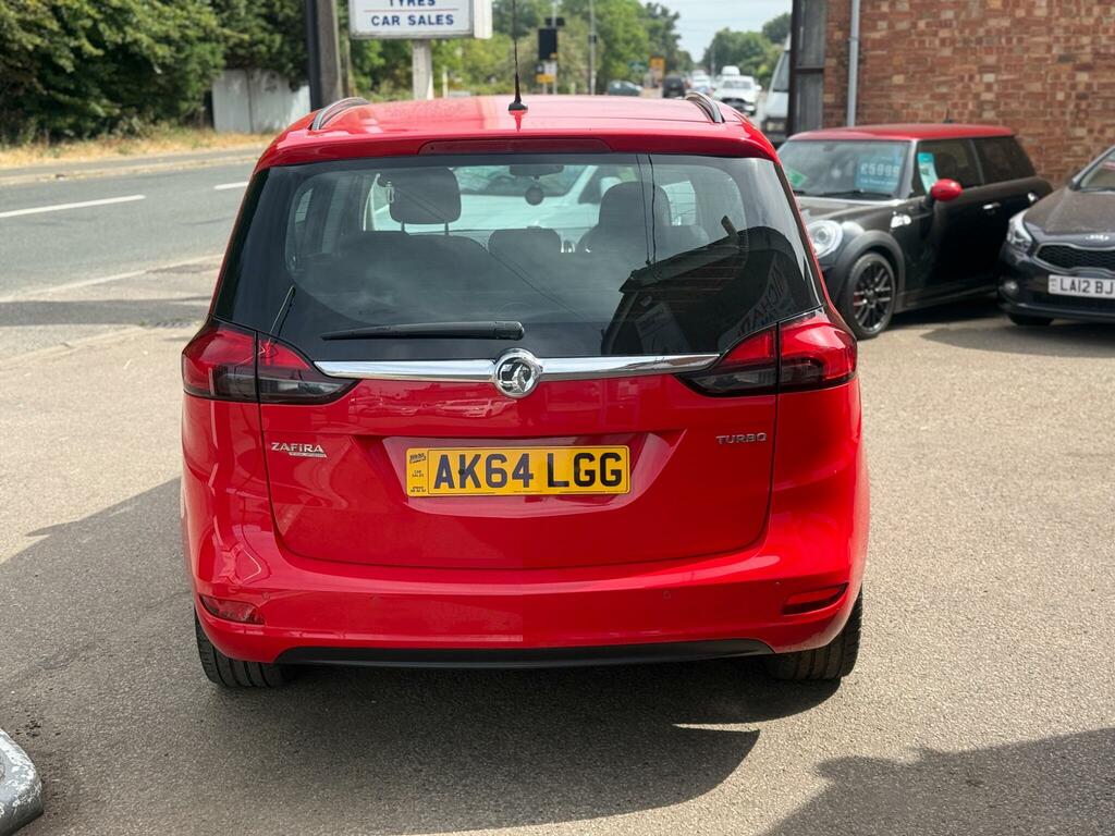 Vauxhall Zafira Tourer 1.4I Turbo Exclusiv Euro 6 Red #6