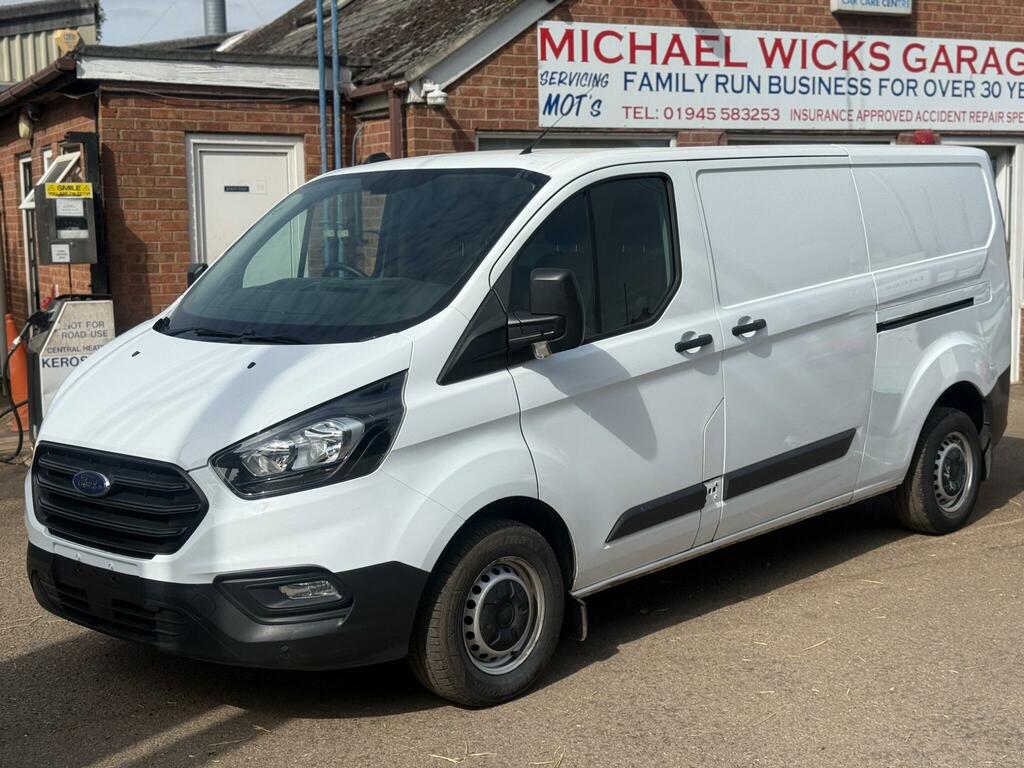 Ford Transit Custom 2.0 300 Ecoblue Leader L2 H1 Euro 6 Ss AE22KTP White #6