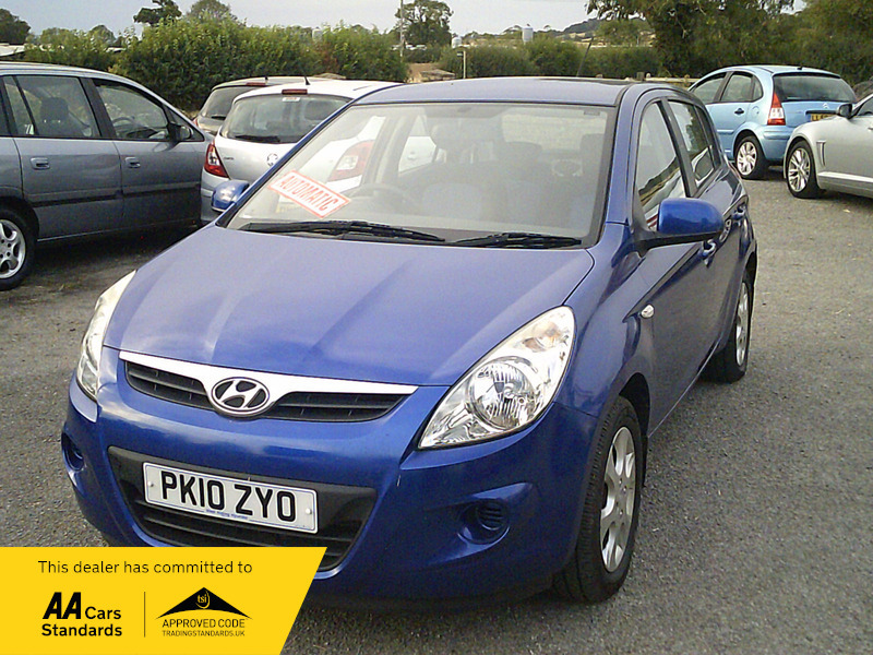 Hyundai I20 Comfort Automatic Blue #4