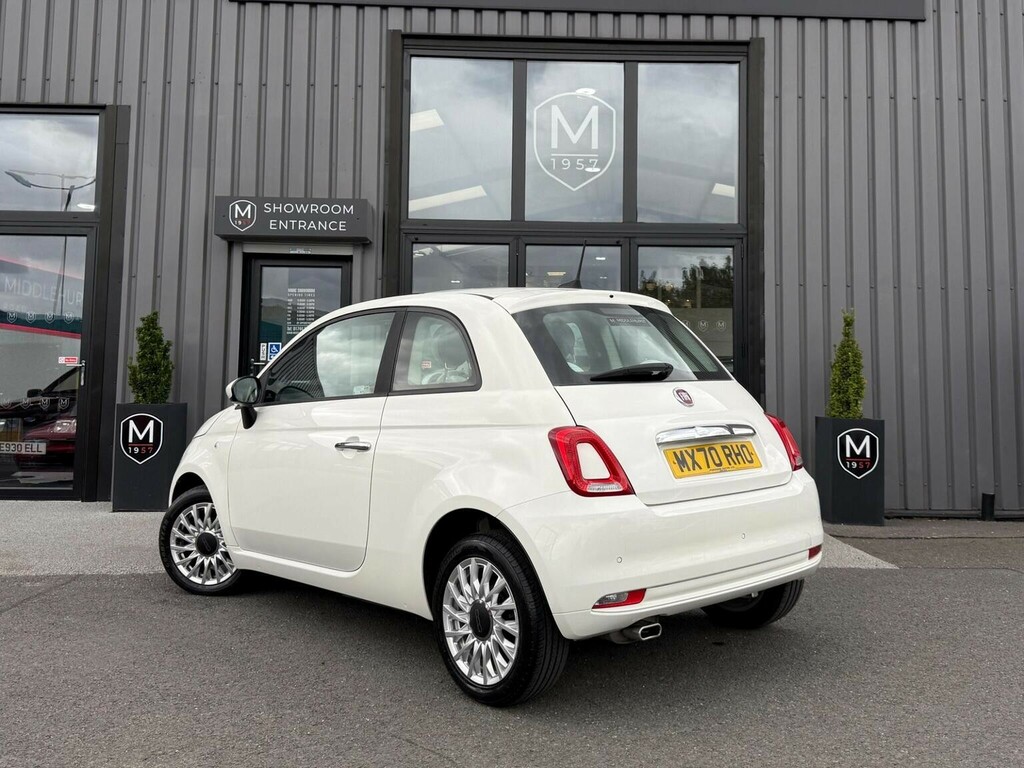 Fiat 500 1.2 Lounge Dualogic Euro 6 Ss White #3