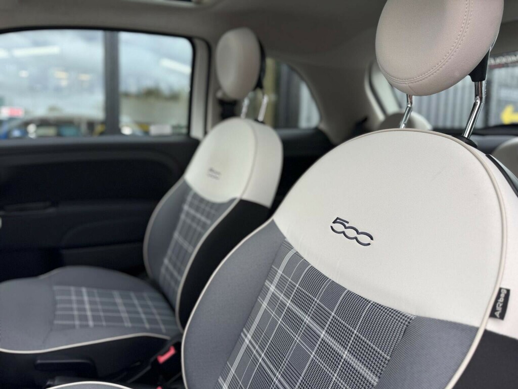 Fiat 500 1.2 Lounge Dualogic Euro 6 Ss White #6