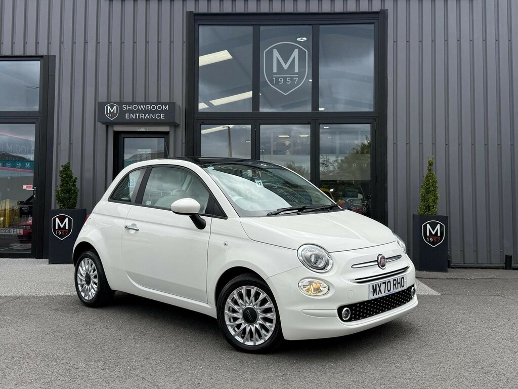 Fiat 500 1.2 Lounge Dualogic Euro 6 Ss White