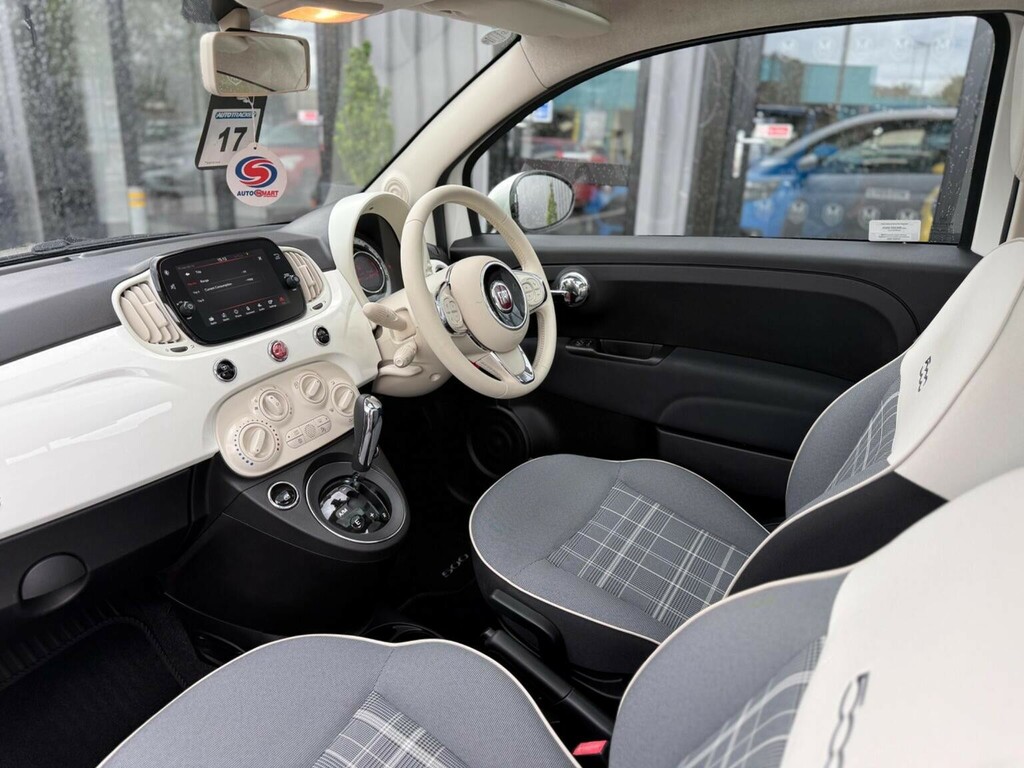 Fiat 500 1.2 Lounge Dualogic Euro 6 Ss White #2