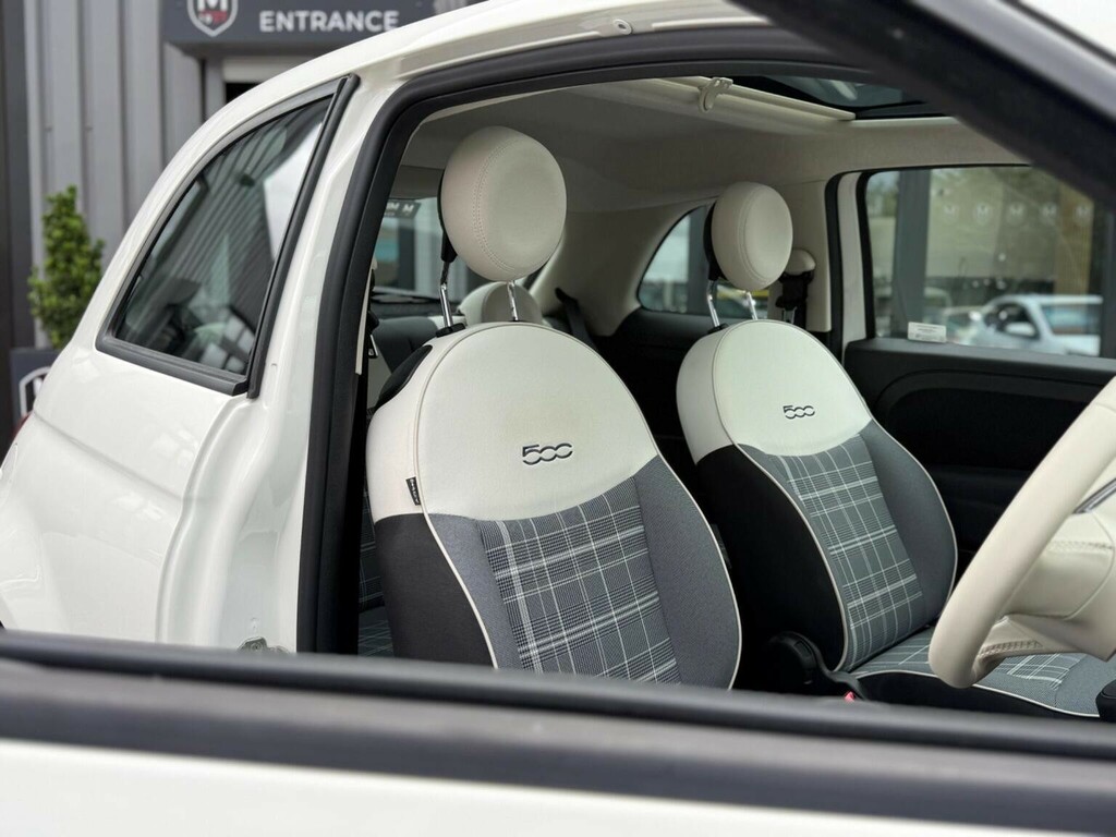 Fiat 500 1.2 Lounge Dualogic Euro 6 Ss White #4