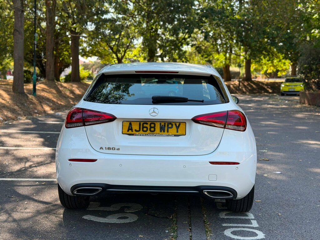 Mercedes-Benz A Class 1.5 A180d Sport Executive 7G-dct Euro 6 Ss White #5
