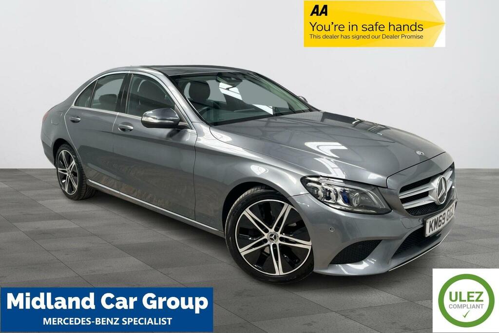 Mercedes-Benz C Class 1.5 C200 Mhev Eq Boost Sport G-tronic Euro 6 Ss KM69GGZ Grey