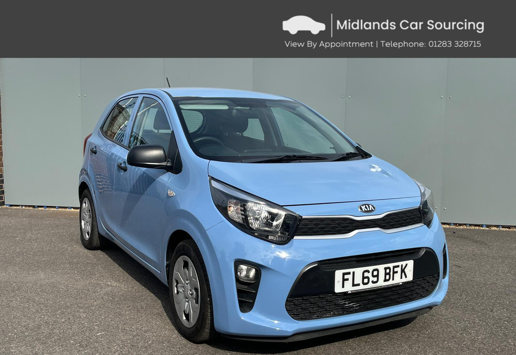 Kia Picanto 1.0 1 Hatchback 5 Seat Euro 6 On FL69BFK Blue