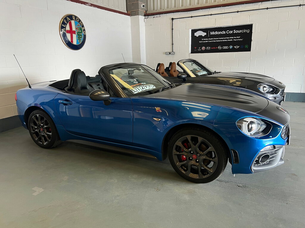 Abarth 124 Spider 1.4 Multiair Convertible Euro 6 Blue #3