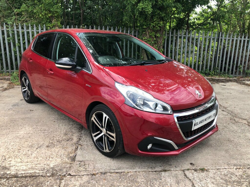 Peugeot 208 1.2 Puretech Gt Line Euro 6 Ss Red #4