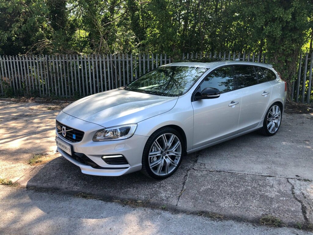 Volvo V60 2.0 T6 Polestar Estate Awd Euro 6 Silver #4