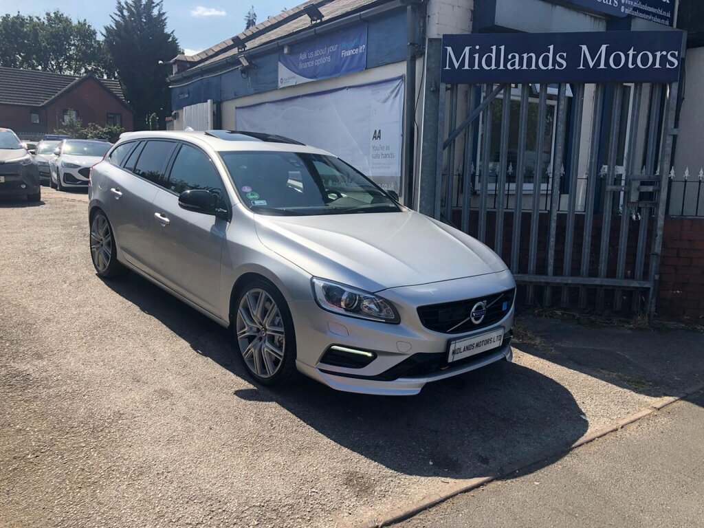 Volvo V60 2.0 T6 Polestar Estate Awd Euro 6 Silver