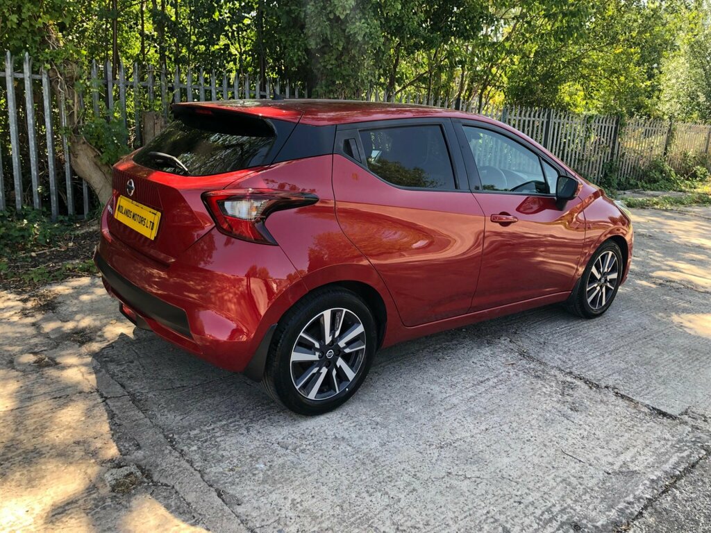 Nissan Micra 0.9 Ig-t N-connecta Euro 6 Ss Red #4