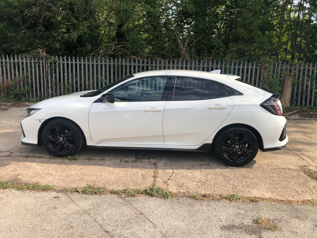 Honda Civic 1.0 Vtec Turbo Sport Line Euro 6 Ss White #3