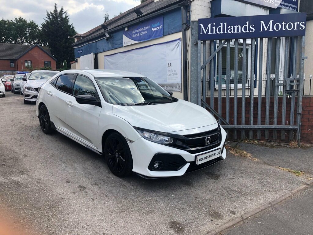 Honda Civic 1.0 Vtec Turbo Sport Line Euro 6 Ss White