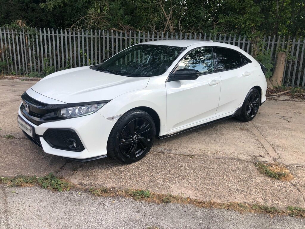 Honda Civic 1.0 Vtec Turbo Sport Line Euro 6 Ss White #6
