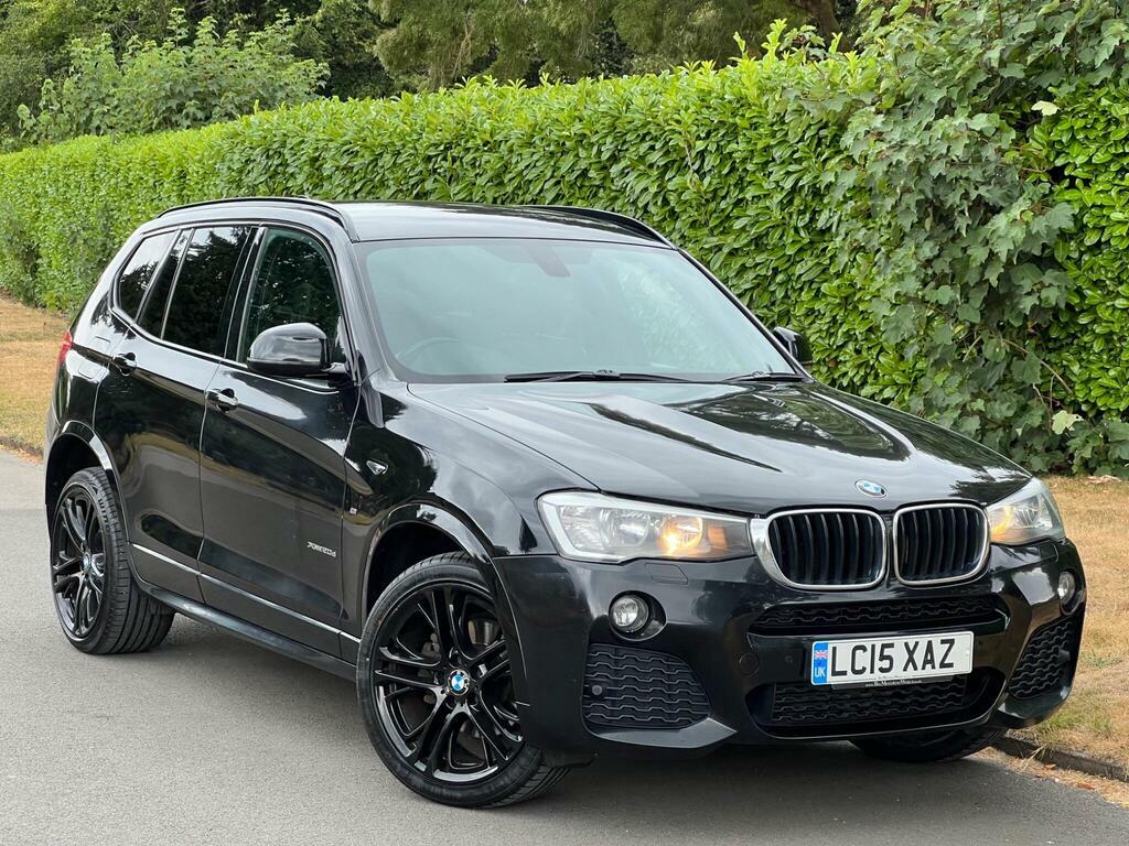 BMW X3 2.0 20D M Sport Xdrive Euro 6 S S LC15XAZ Black